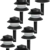 Paradise GL22627 Low Voltage Plastic 4W Path Light (Black, 8 Pack)