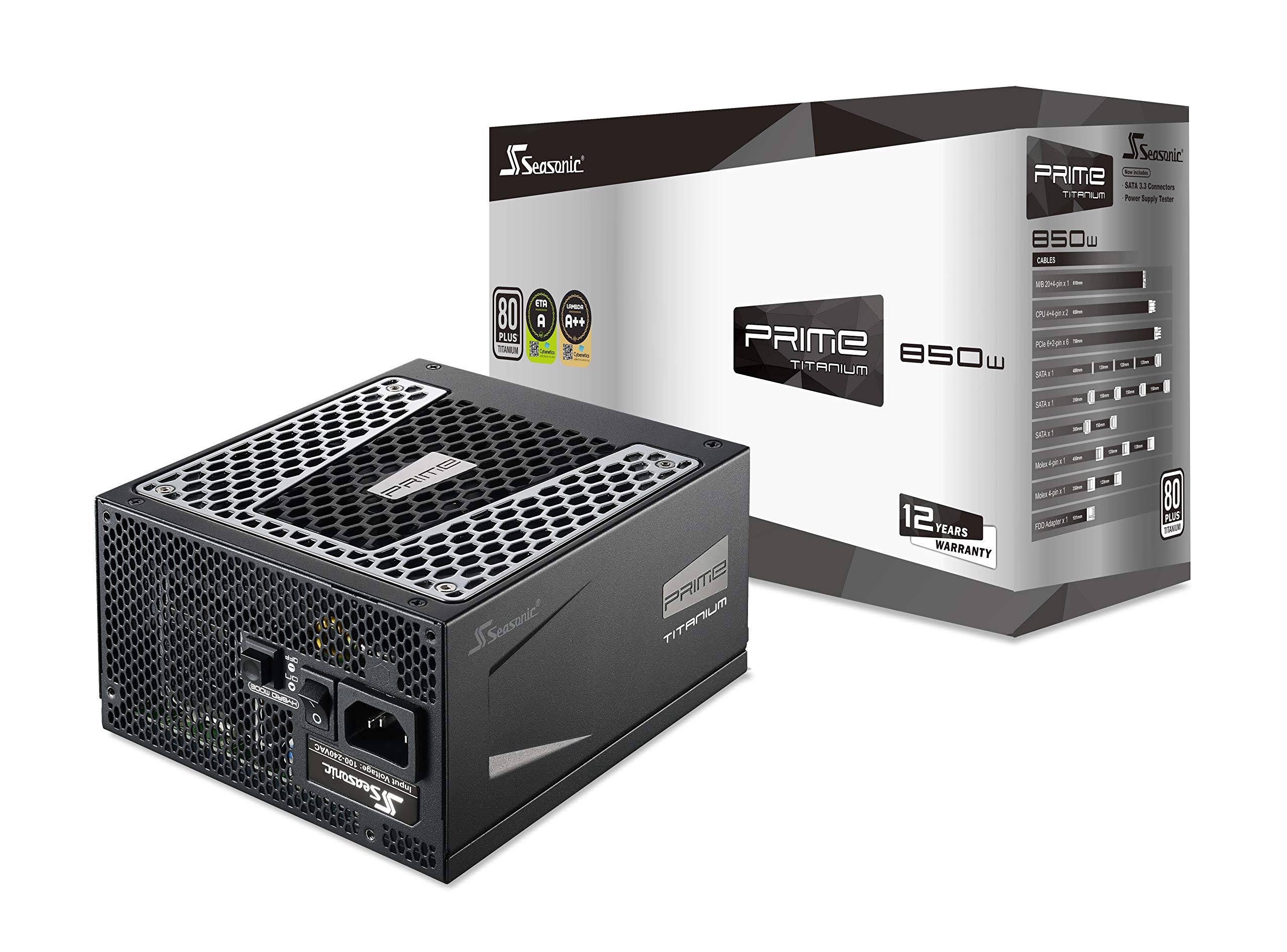 Seasonic Prime Ultra 850W 80+ Titanium Power Supply