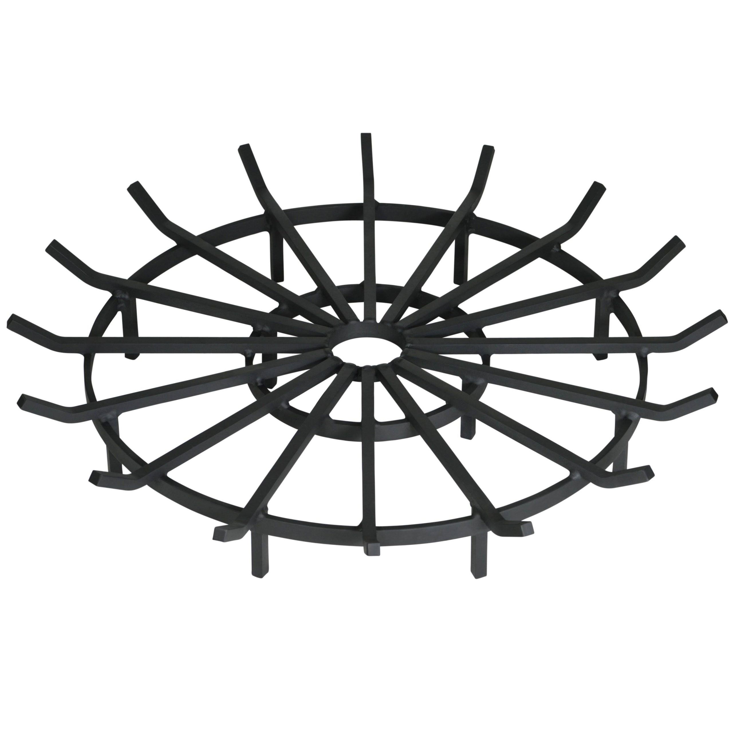 40 inch Heavy Duty Wagon Wheel Fire Pit Grate