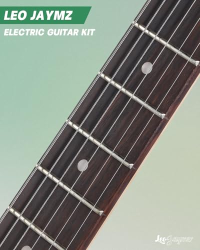 Leo Jaymz 39 Full Size ST Style Electric Guitar Starter Kit with SSH Pickup, 5W Portable Amp, Tuner, Gig Bag, Strap & Accessories (Violet Ocean) - Image 64