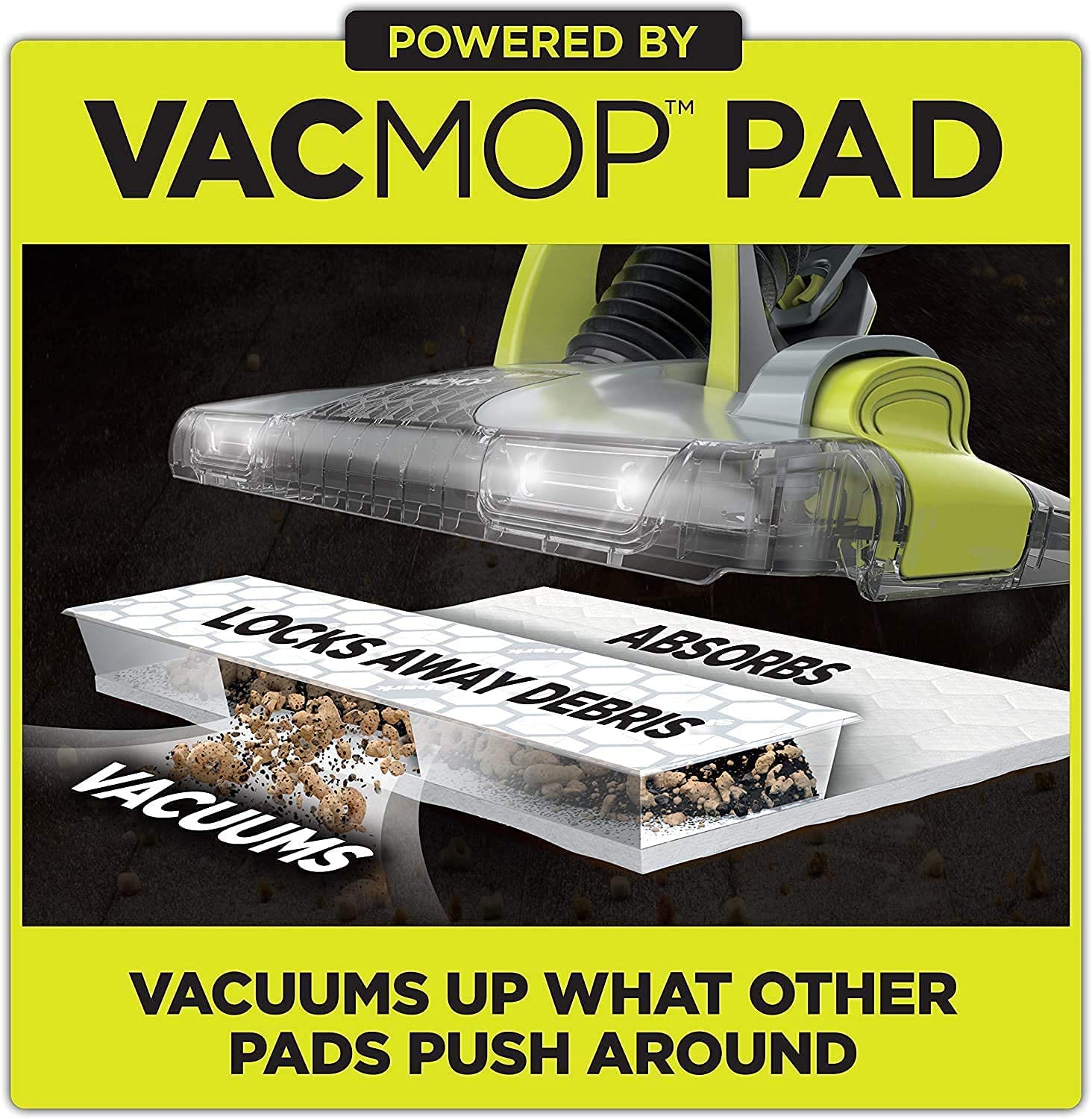Shark VACMOP Disposable Hard Floor Vacuum and Mop Pad Refills (40 ct.) - Image 2