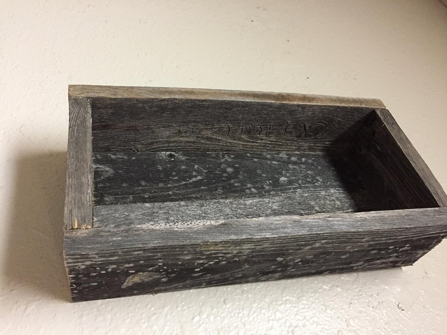 Barnwood Decor Of OKC| Old Farmhouse Barnwood Decorative Rustic Display Box made from 100% Authentic Reclaimed Wood Pack of 2 - Image 5