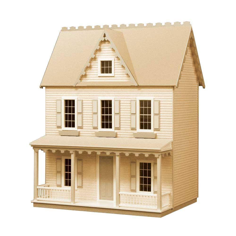 HOUSEWORKS Vermont Farmhouse Jr. Dollhouse Kit
