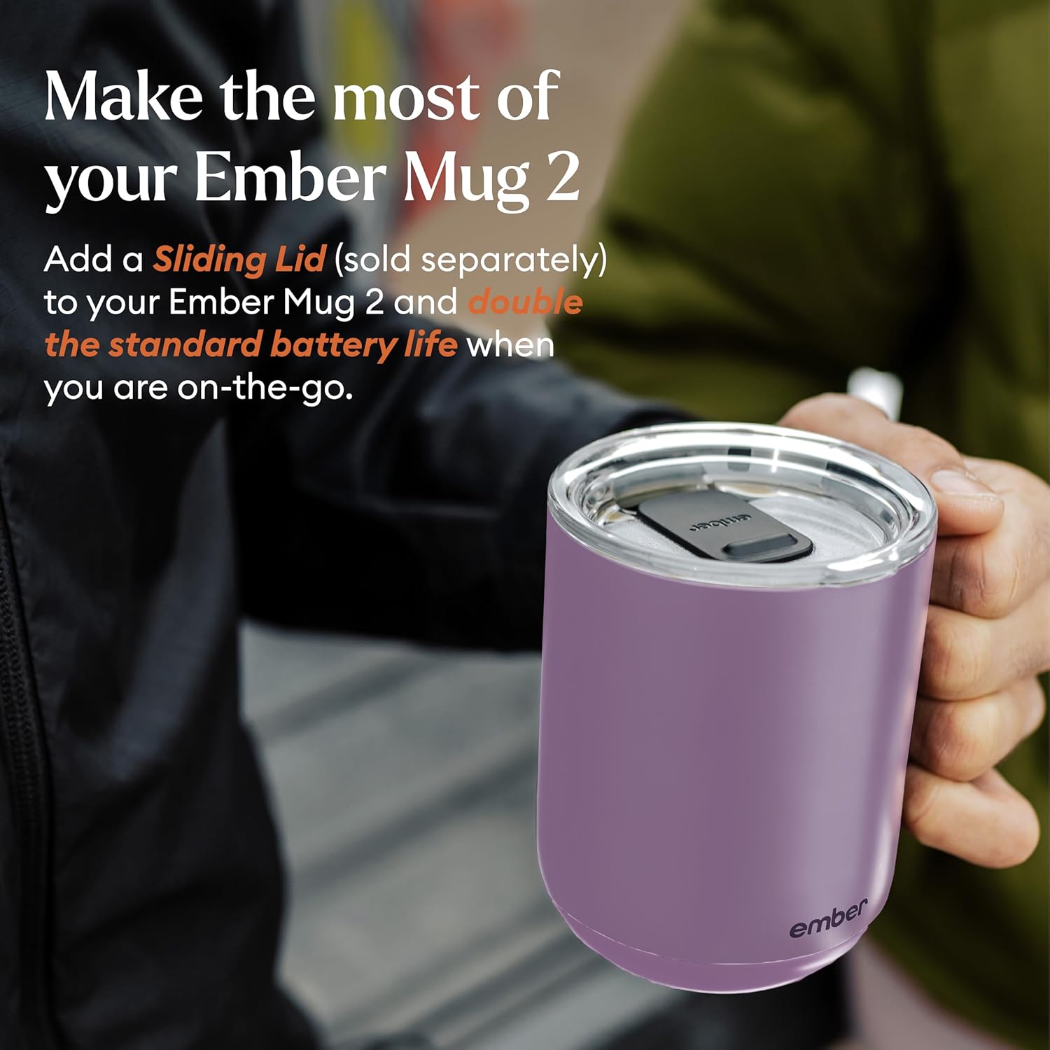 Ember Temperature Control Smart Mug 2, 14 Oz, App-Controlled Heated Coffee Mug with 80 Min Battery Life and Improved Design, White - Image 55