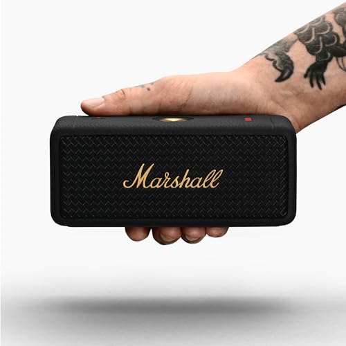 Marshall Emberton II Portable Bluetooth Speaker, Black & Brass - Image 26