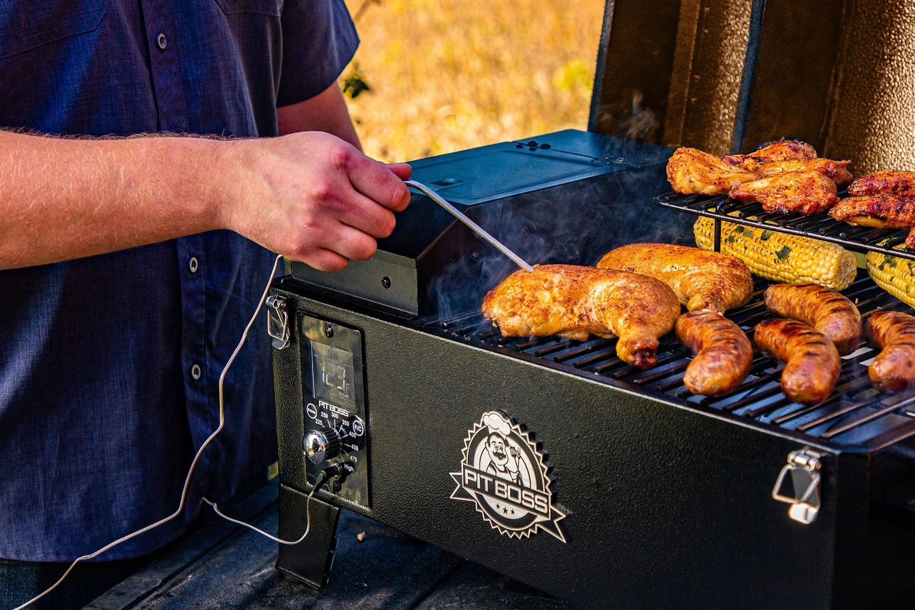 2025 Pitboss Pit Boss Table Top Pellet Grill – Copper - Image 5
