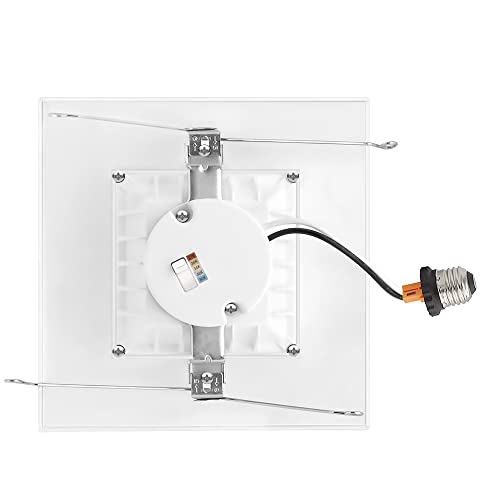Maxxima 4 in. 5 CCT Retrofit Recessed Square LED Downlight – 800 Lumens, Color Selectable 2700K-5000K (2700K/3000K/3500K/4000K/5000K), Dimmable, 90 CRI, Ideal for Kitchen, Bathroom, or Bedroom - Image 9