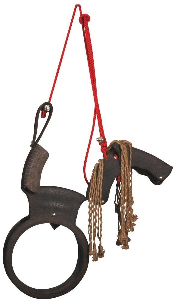 Esschert Design Horse Tire Swing with Rope Mane