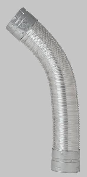 Metal-Fab MDWF0302 B-FLEX Double-Wall Flexible Type B Vent Pipe Length – 3 inch Diameter x 2 Foot