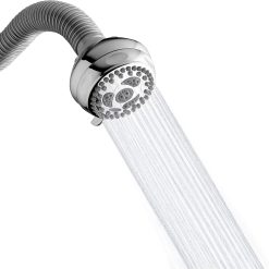 Waterpik Flexible Neck Best Adjustable Shower Head for All Heights 6 Mode, 1.8 GPM, Chrome NSL-603E Pack of 2