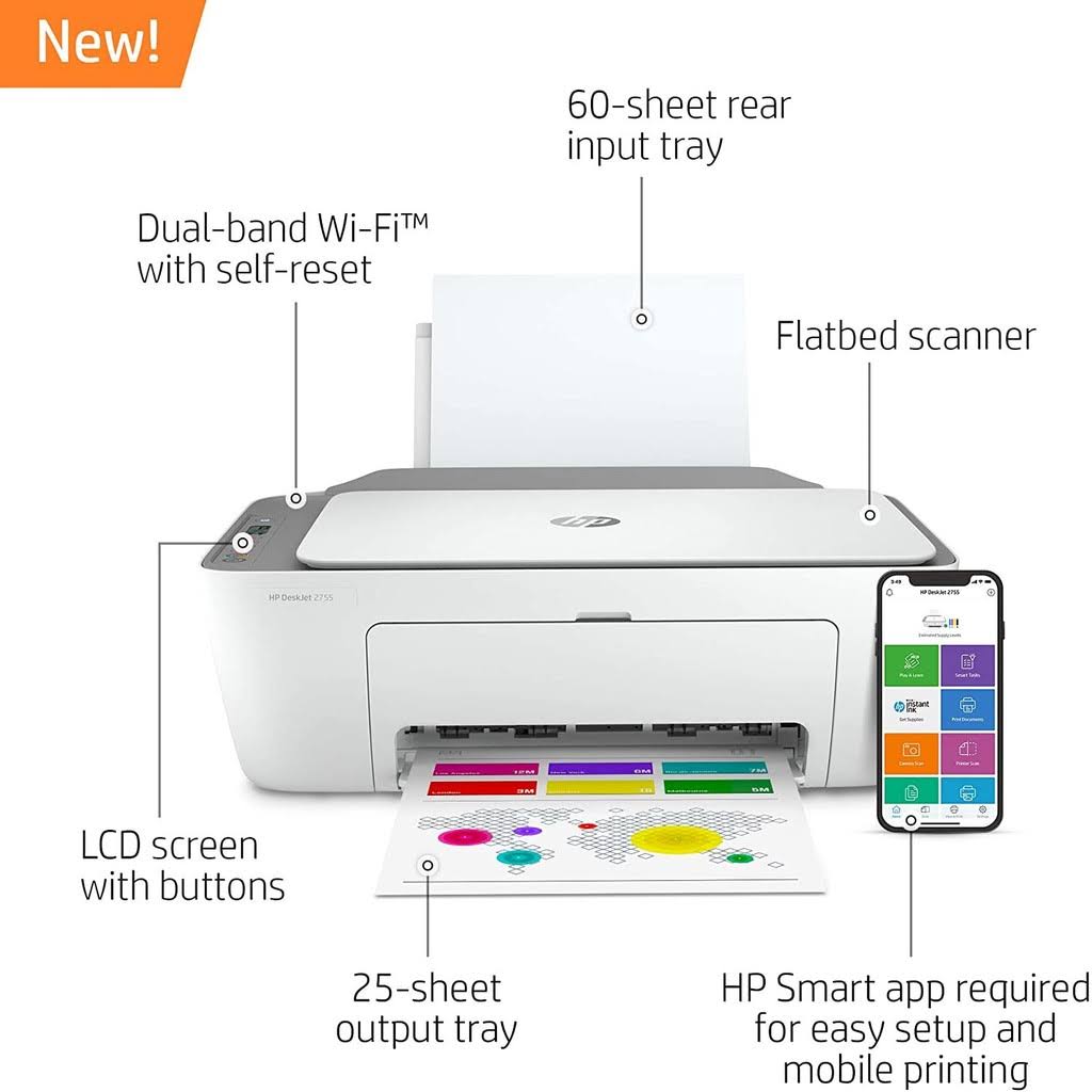HP Deskjet 2755 All-in-One Printer - Image 9