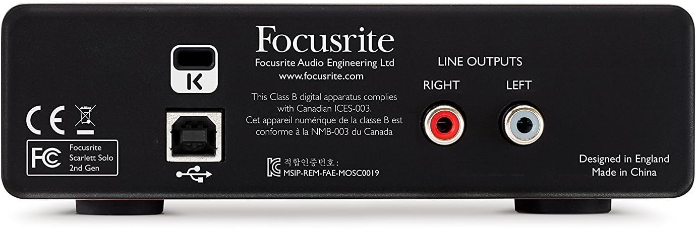 Focusrite Scarlett Solo 2×2 USB Audio Interface Full Studio Bundle with Creative Music Production Software Kit and Eris 4.5 Pair Studio Monitors and 1/4?? Instrument Cables - Image 5