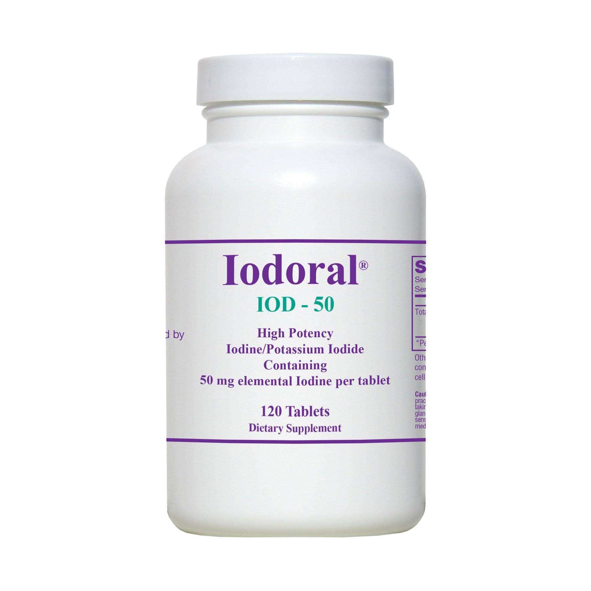 Iodoral 50 120 Tablets – Optimox