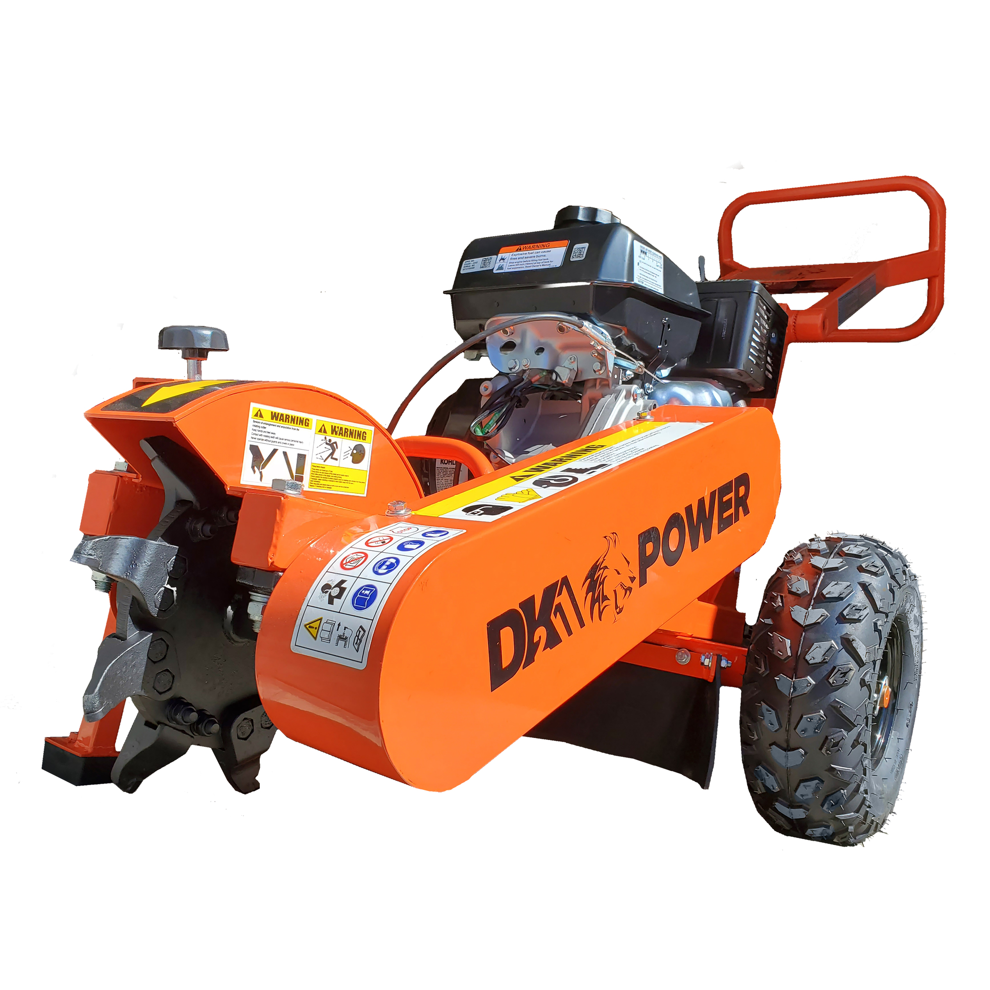 DK2 Power, Stump grinder 14hp hd commercial frame, Engine Displacement 429 cc, Horsepower 14, Max. Cutting Thickness 3.5 in, Model# OPG777 - Image 2