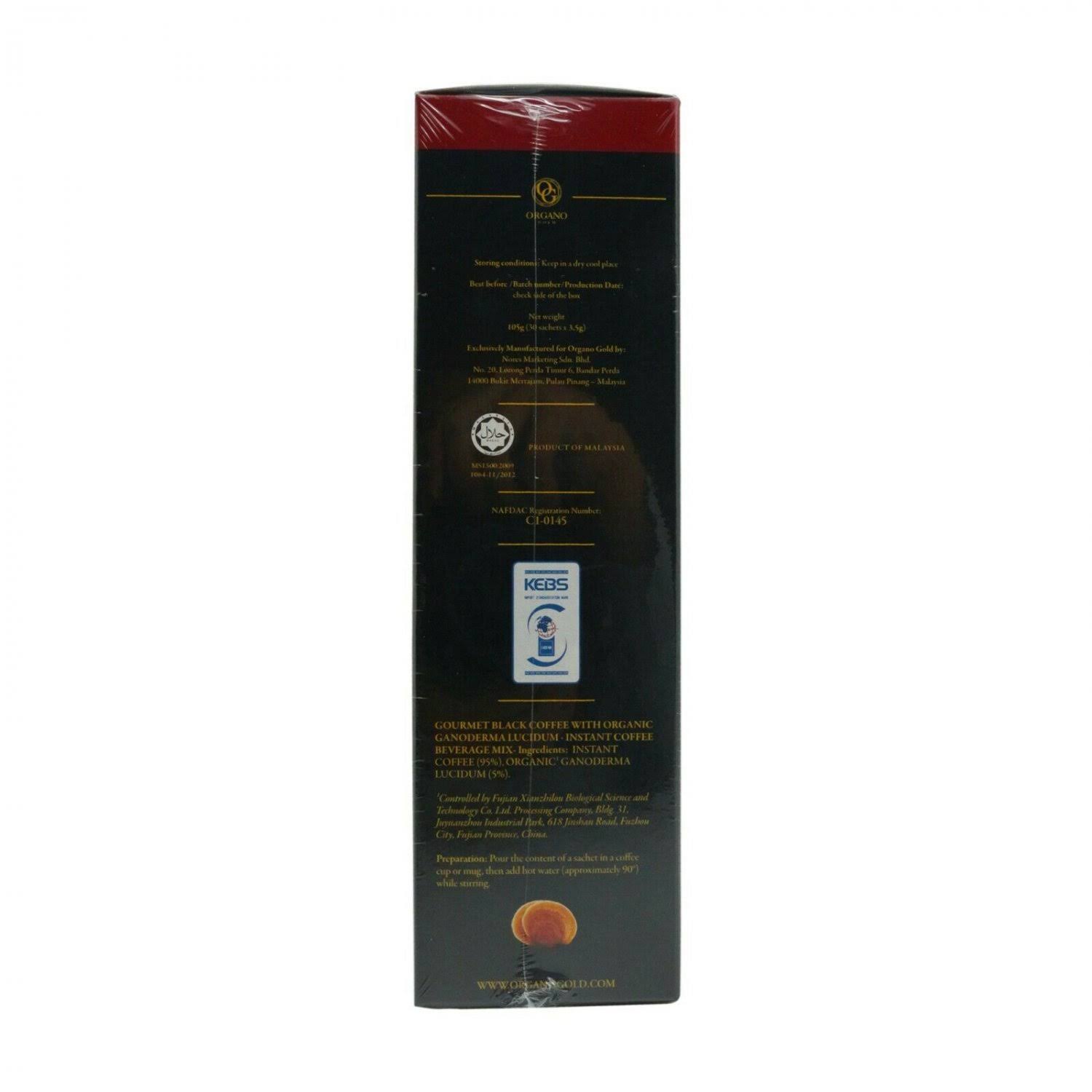 10 Boxes Organo Gold Gourmet (5) Cafe Latte (5) Black Coffee - Image 4