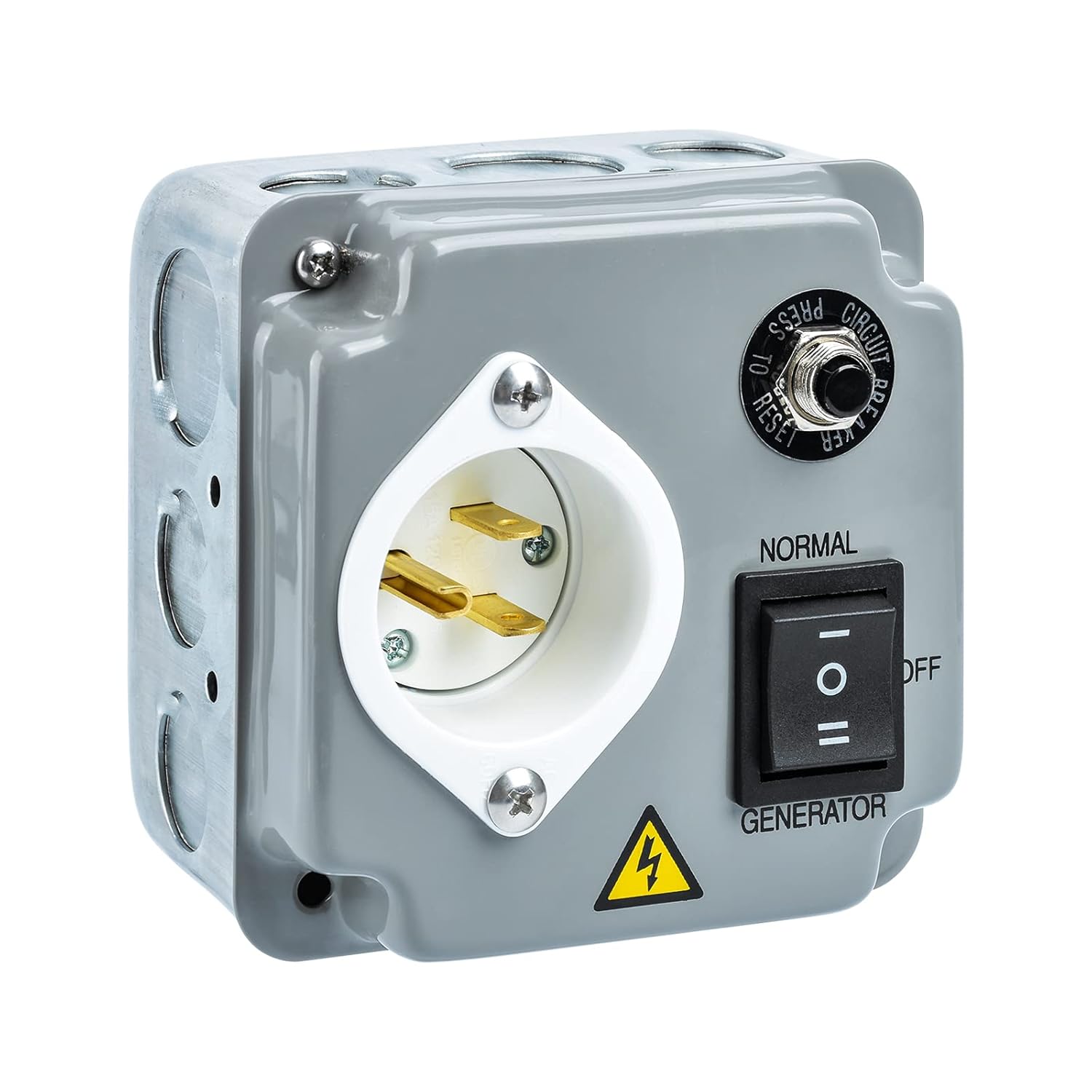 Outdoor Generator Transfer Switches, Briidea 15 Amp 120V Generator Manual Transfer Switch