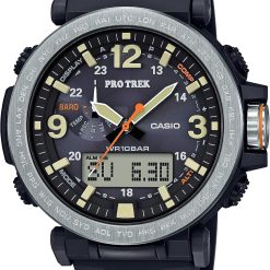 Casio Pro Trek Tough Solar Triple Sensor 52mm Analog-Digital Watch PRG-600-1CR