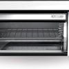 BLACK+DECKER Spacemaker Under-Counter Toaster Oven, Black/Stainless Steel, TROS1000D