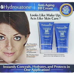 Hydroxatone Anti-Aging BB Cream, SPF 40 – 2 pack, 1.5 oz tubes