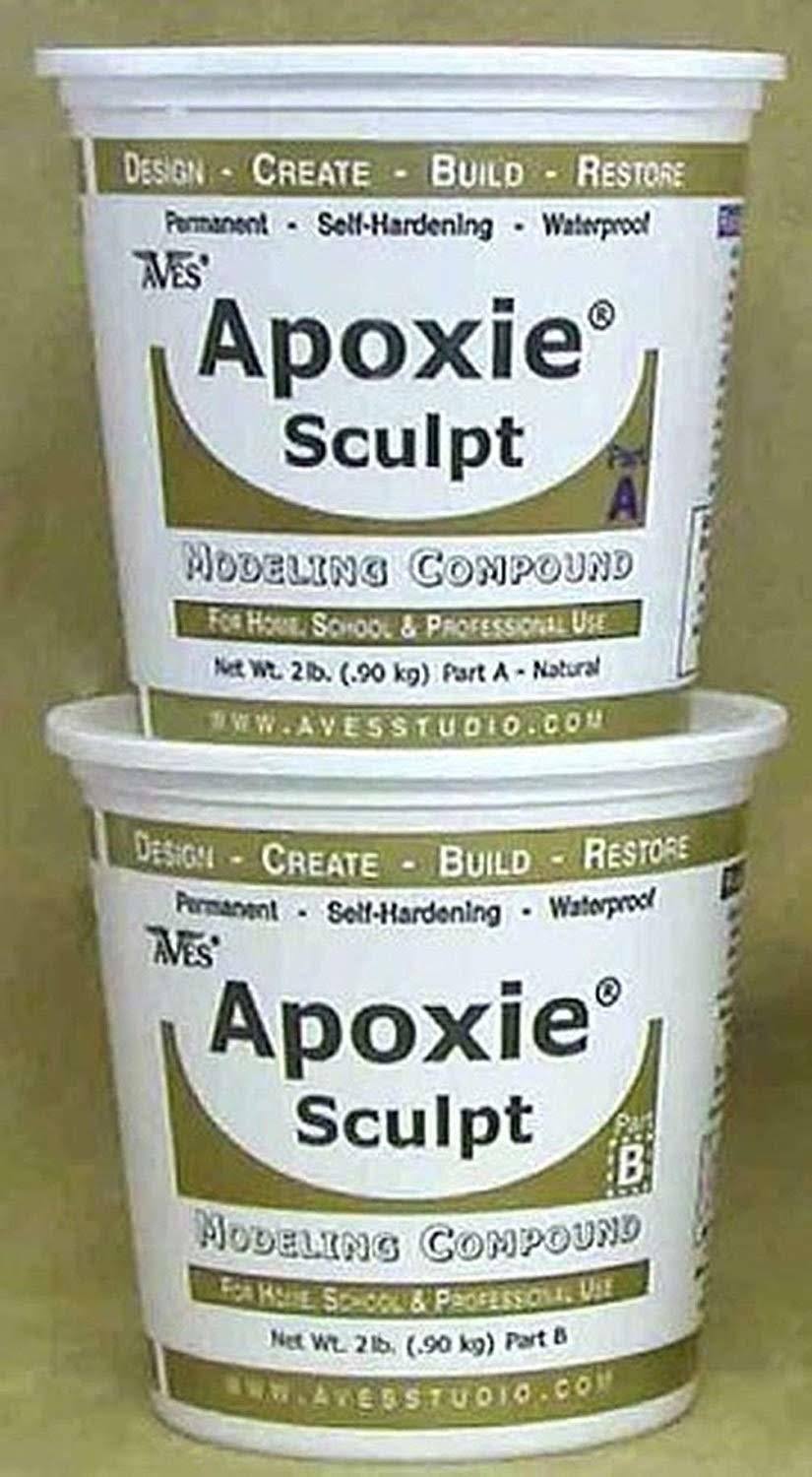 Apoxie Sculpt 4 lb. White, 2 Part Modeling Compound (A u0026 B)