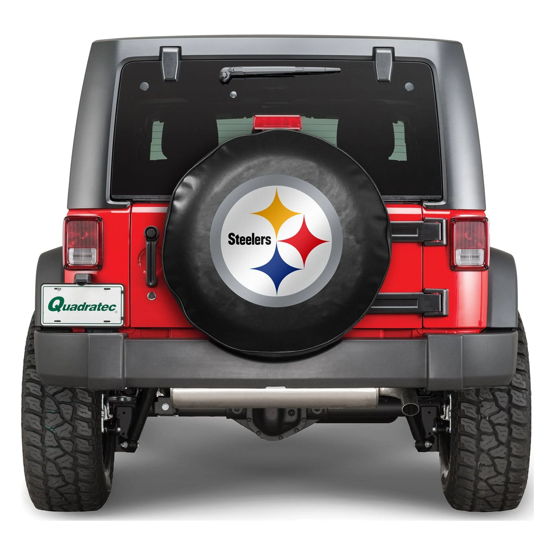 Pittsburgh Steelers Black Logo Tire Cover – Standard Size - Image 2