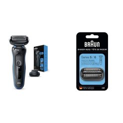 Alternative view of Braun Electric Razor for Men, Series 5 5018s Electric Foil Shaver with Precision Beard Trimmer, Rechargeable, Wet & Dry with EasyClean