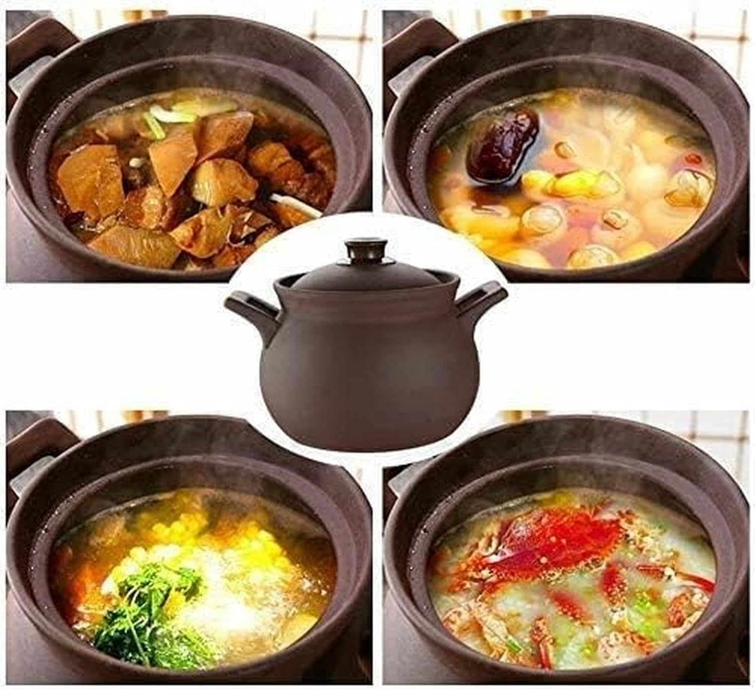 Ceramic Casserole clay pot for cooking pots claypot casserole dish dishes cazuelas de barro ceramic cookware japanese stew oven bakeware stoneware - Image 7