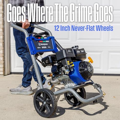 Westinghouse WPX3400 Gas Pressure Washer, 3400 PSI and 2.6 Max GPM, Onboard Soap Tank, Spray Gun and Wand, 5 Nozzle Set, for Cars/Fences/Driveways/Homes/Patios/Furniture - Image 9