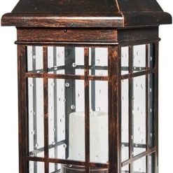 Smart Solar 3900KR1 San Rafael Estate Style Solar Lantern, 22-Inch, Antique-Bronze
