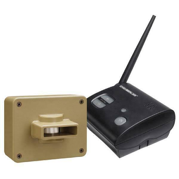 Chamberlain Wireless Motion Sensor Alert System Long Range Driveway Outdoor Safe Home Alarm CWA2000