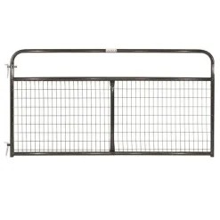 Tarter Wfgbl8 8 ft. 2 x 4 in. Wire-Filled Gate, Black