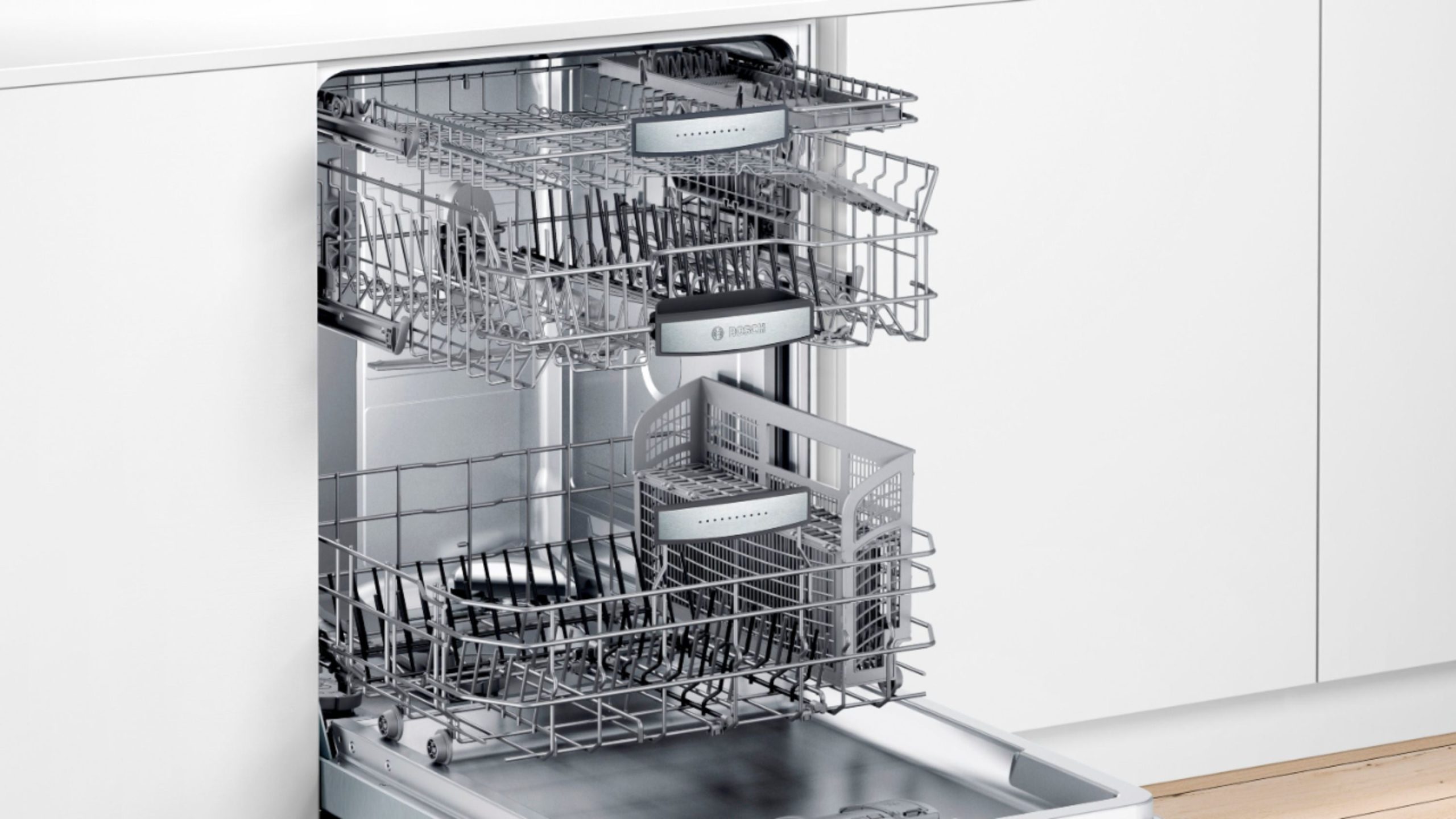 Bosch – 800 Series 24 Top Control Built-In Dishwasher with CrystalDry, Stainless Steel Tub, 3rd Rack, 40 dBa – Stainless steel - Image 8